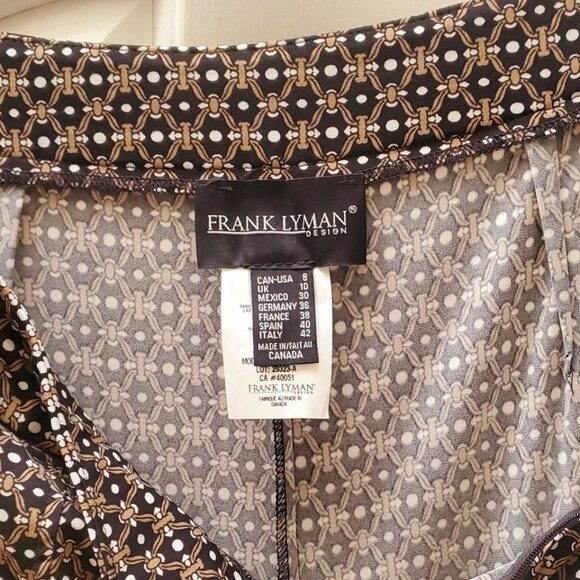 FRANK LYMAN wide legged overlap skirt/pants in midi length - Picture 5 of 7